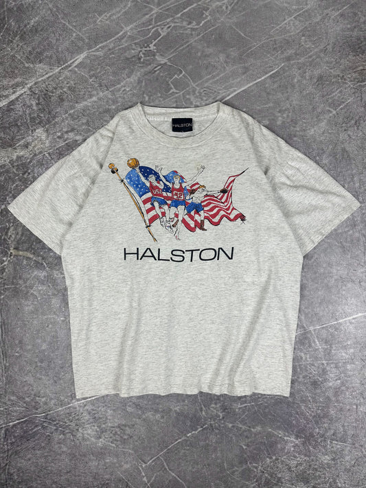 Vintage Halston 1992 USA Olympics T-Shirt (OSFA)