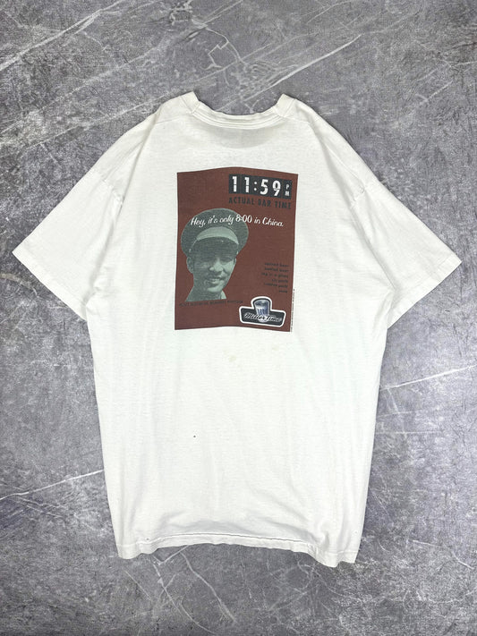 Vintage 90s Miller Brewing Company Miller Lite Promo T-Shirt (2XL)
