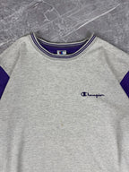 Vintage 90s Champion Colour Block Made in USA Sweatshirt (L)