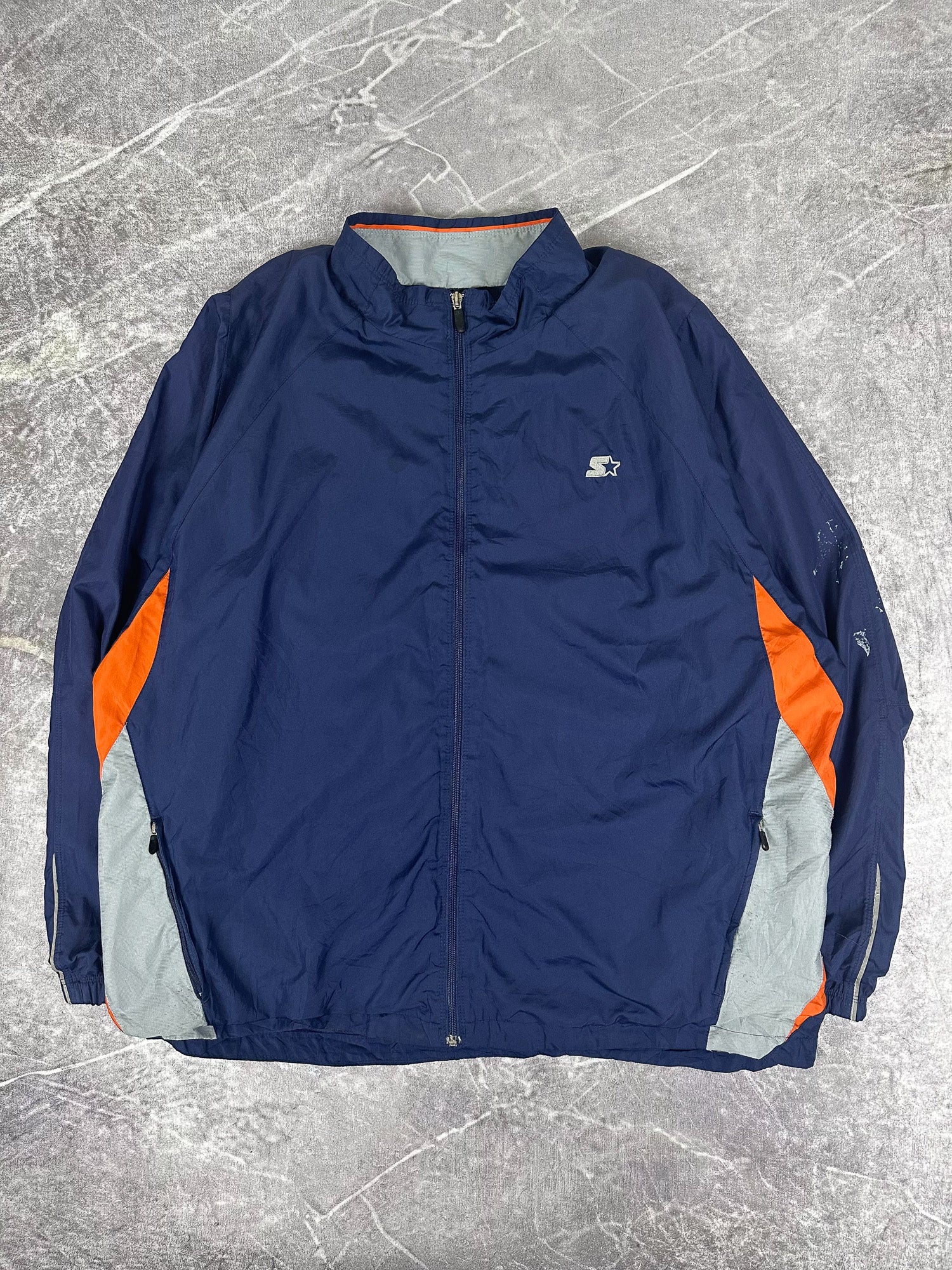 Vintage 00s Starter Brand Colour Block Windbreaker (XL)