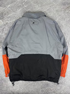 Vintage 00s Starter Brand Colour Block Nylon Fleece Parka (L)