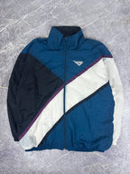 Vintage 90s Pony Colour Block Nylon Windbreaker (2XL)