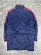Vintage 90s Umbro Embroidered Logo Monogram Print Heavy Parka (M)