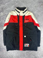 Vintage 90s Fila Italia Colour Block Heavy Parka (L)