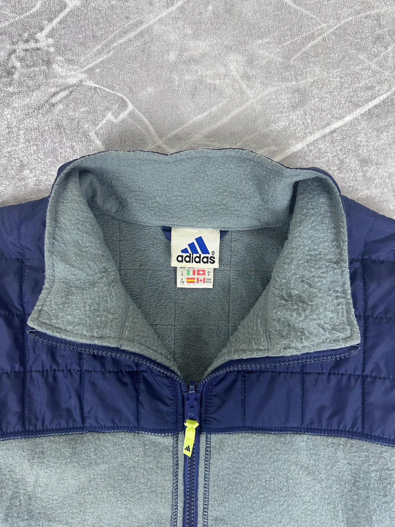 Vintage 90s Adidas Equipment Fleece Parka (XL)