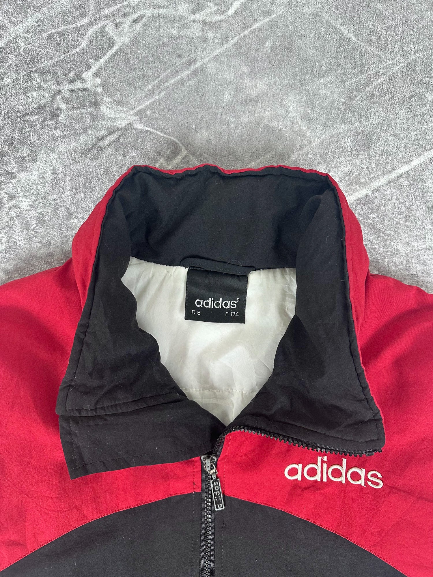 Vintage 90s Adidas Football Cotton Parker Training Jacket (XL)