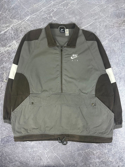 Vintage 90s Nike Air Champs Sports Exclusive Half Zip Anorak Pullover Jacket (2XL)