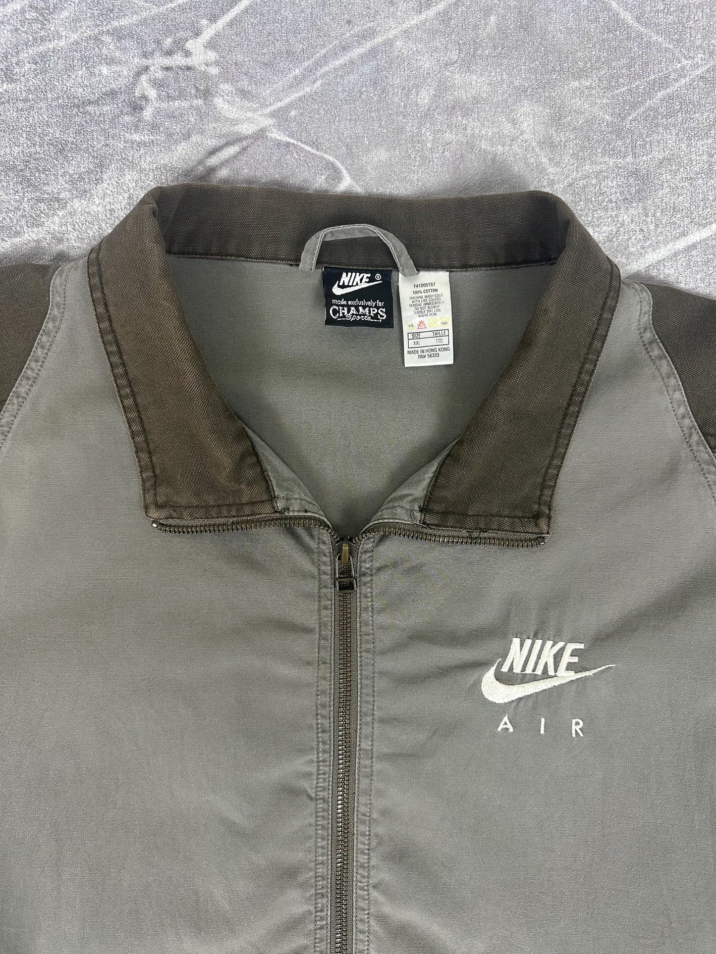 Vintage 90s Nike Air Champs Sports Exclusive Half Zip Anorak Pullover Jacket (2XL)