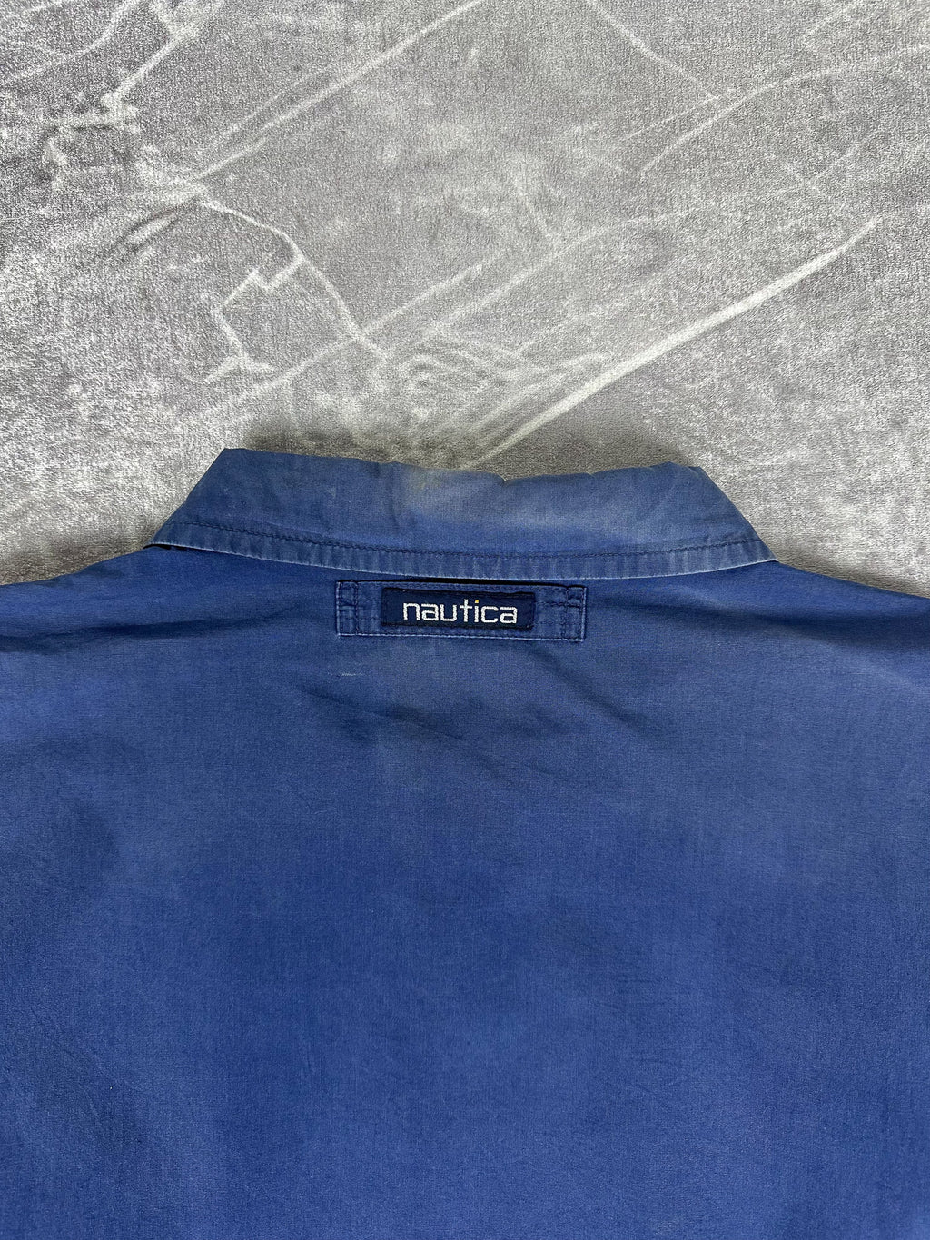 Vintage 90s Nautica Embroidered Small Logo Harrington Jacket (2XL)