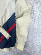 Vintage 90s Reebok Colour Block Embroidered Logo Windbreaker Jacket (XL)