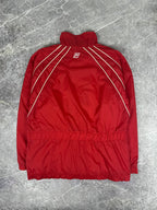 Vintage 90s Fila Embroidered Spellout Piped Windbreaker Jacket (L)