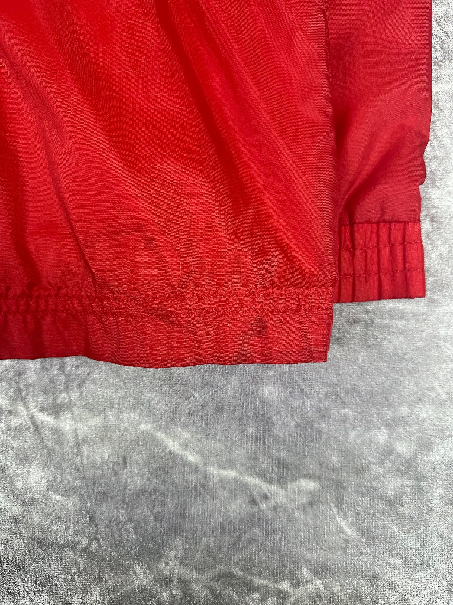 Vintage 90s Fila Embroidered Spellout Piped Windbreaker Jacket (L)