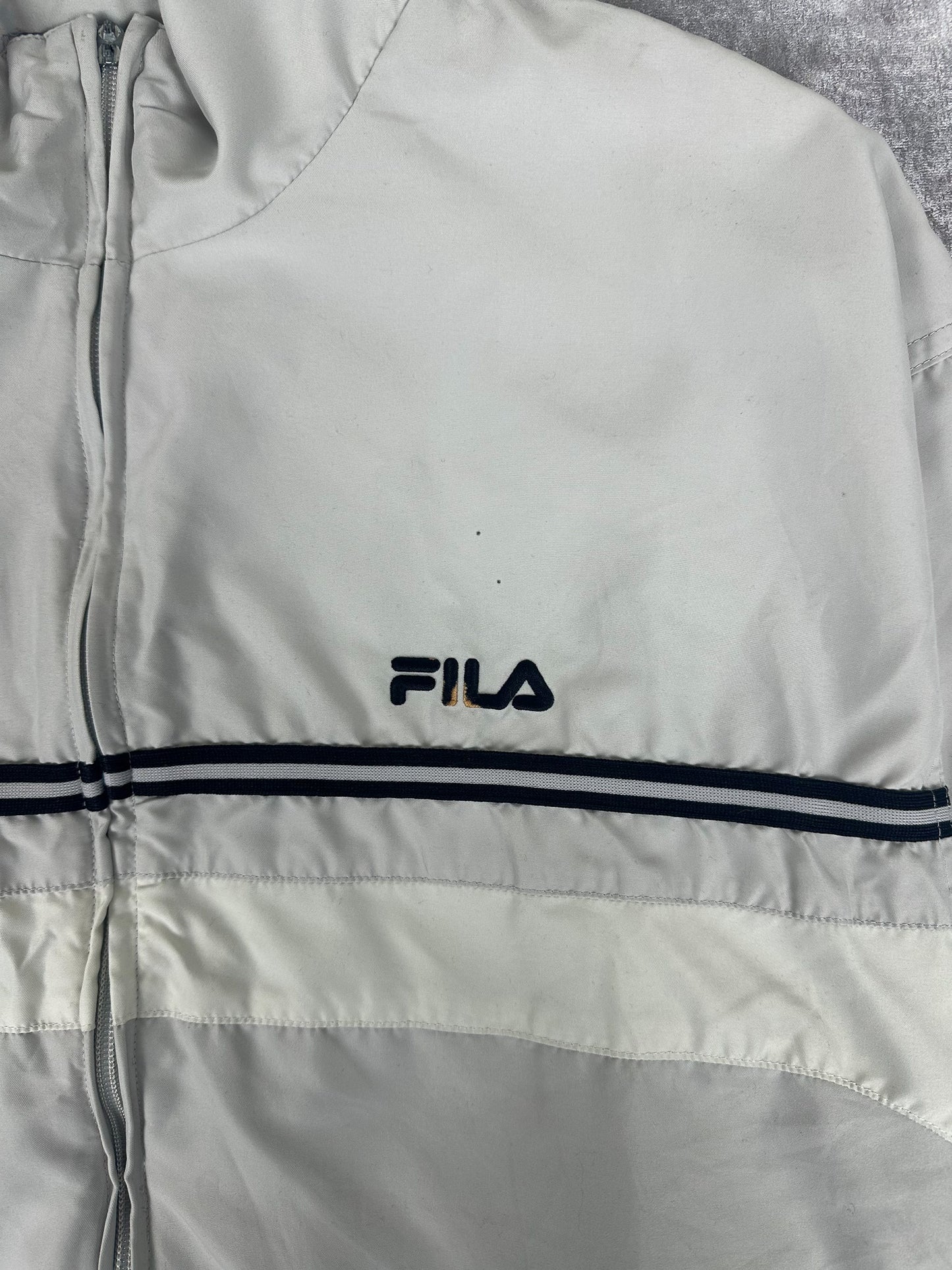 Vintage 00s Fila Embroidered Multi Panel Windbreaker Jacket (XL)