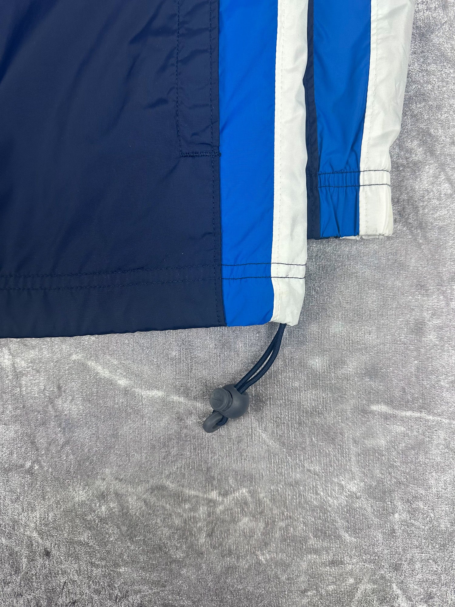 Vintage 00s Nike Colour Block Embroidered Small Swoosh Windbreaker Jacket (M)