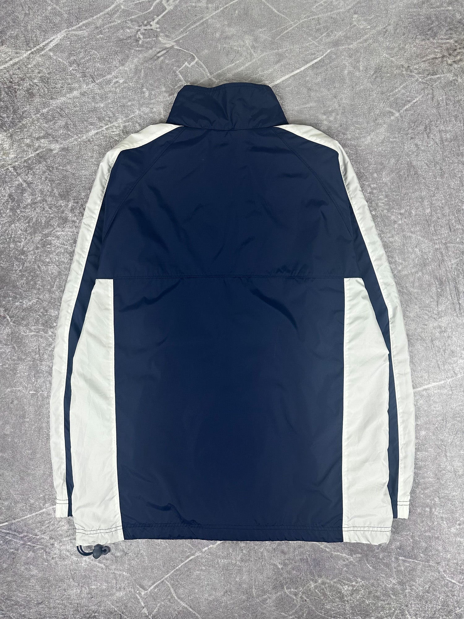 Vintage 00s Nike Colour Block Embroidered Small Swoosh Windbreaker Jacket (M)