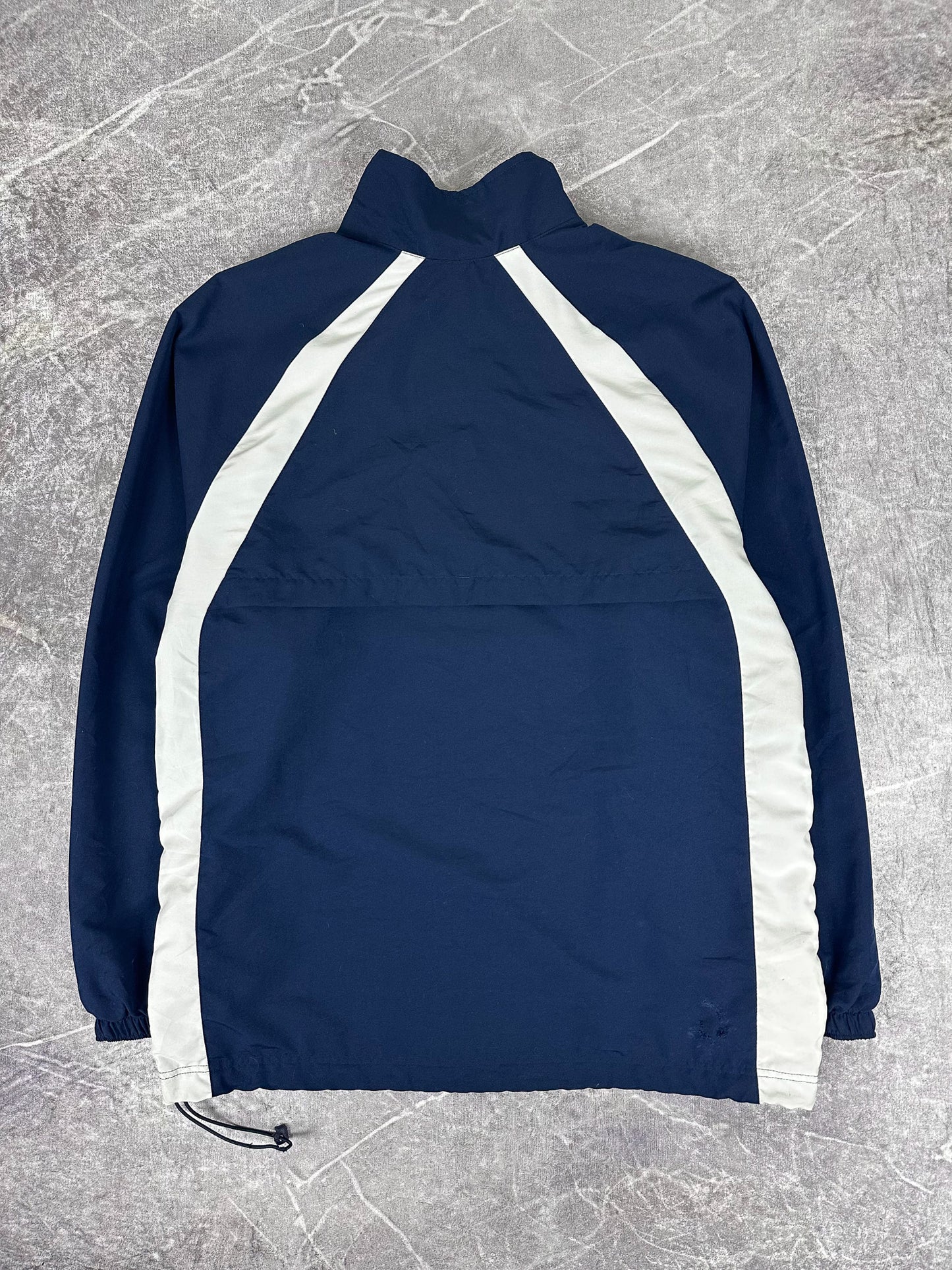 Vintage 00s Nike Small Embroidered Swoosh 3M Piped Windbreaker Jacket (XL)