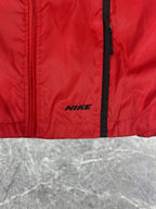 Vintage 00s Nike Tape Stripe Embroidered Spellout Windbreaker Jacket (S)