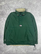 Vintage 90s Chaps Ralph Lauren Quarter Zip Pullover Windbreaker Jacket (L)