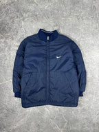 Vintage 90s Nike Reversible Embroidered Swoosh Bomber Jacket (S/8)