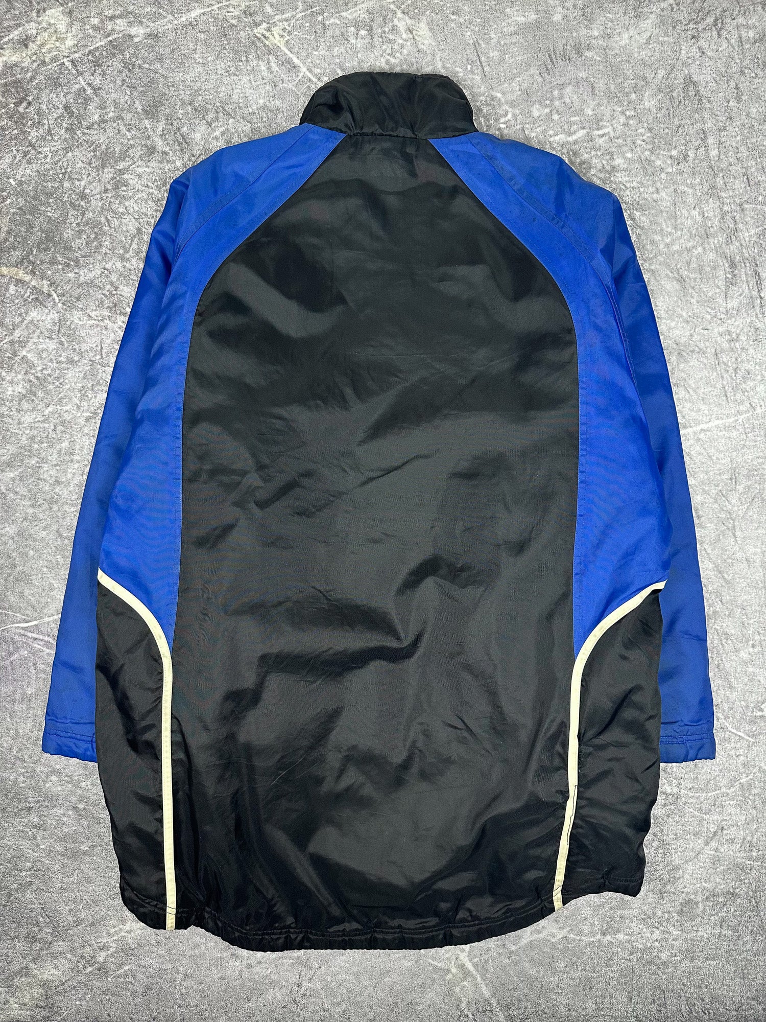 Vintage 90s Adidas 3 Stripe Colour Block Training Parka Jacket (L)