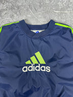 Vintage 90s Adidas Centre Logo Embroidered Pullover Windbreaker Jacket (M)