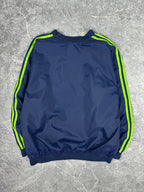 Vintage 90s Adidas Centre Logo Embroidered Pullover Windbreaker Jacket (M)