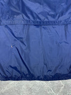 Vintage 90s Adidas Wrap Around 3 Stripe Lightweight Windbreaker Jacket (2XL)