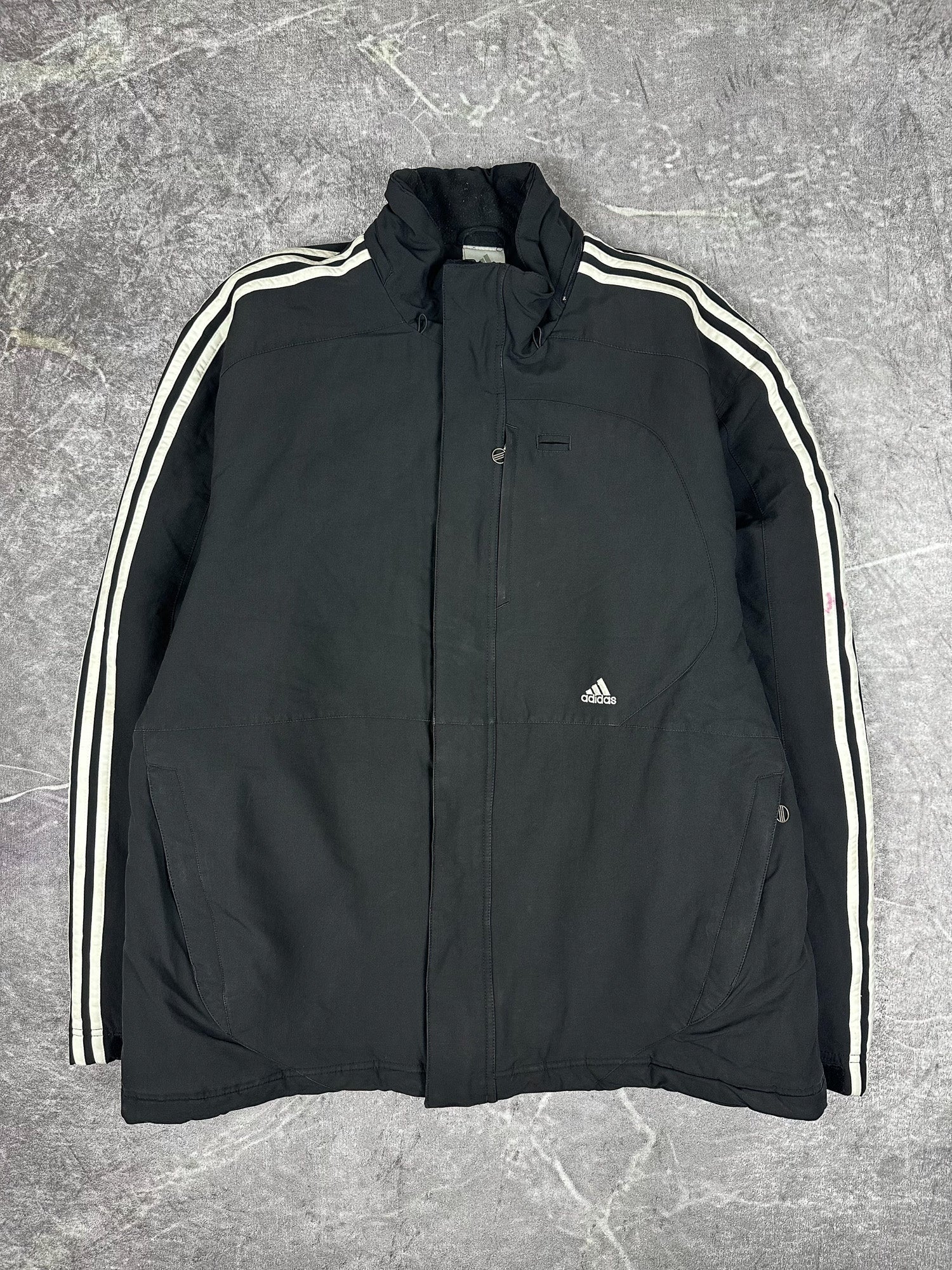 Preloved 2008 Adidas Small Logo Heavyweight Training Parka Jacket (XL)