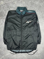Vintage 90s Reebok Colour Block Big Logo Windbreaker Jacket (XL)