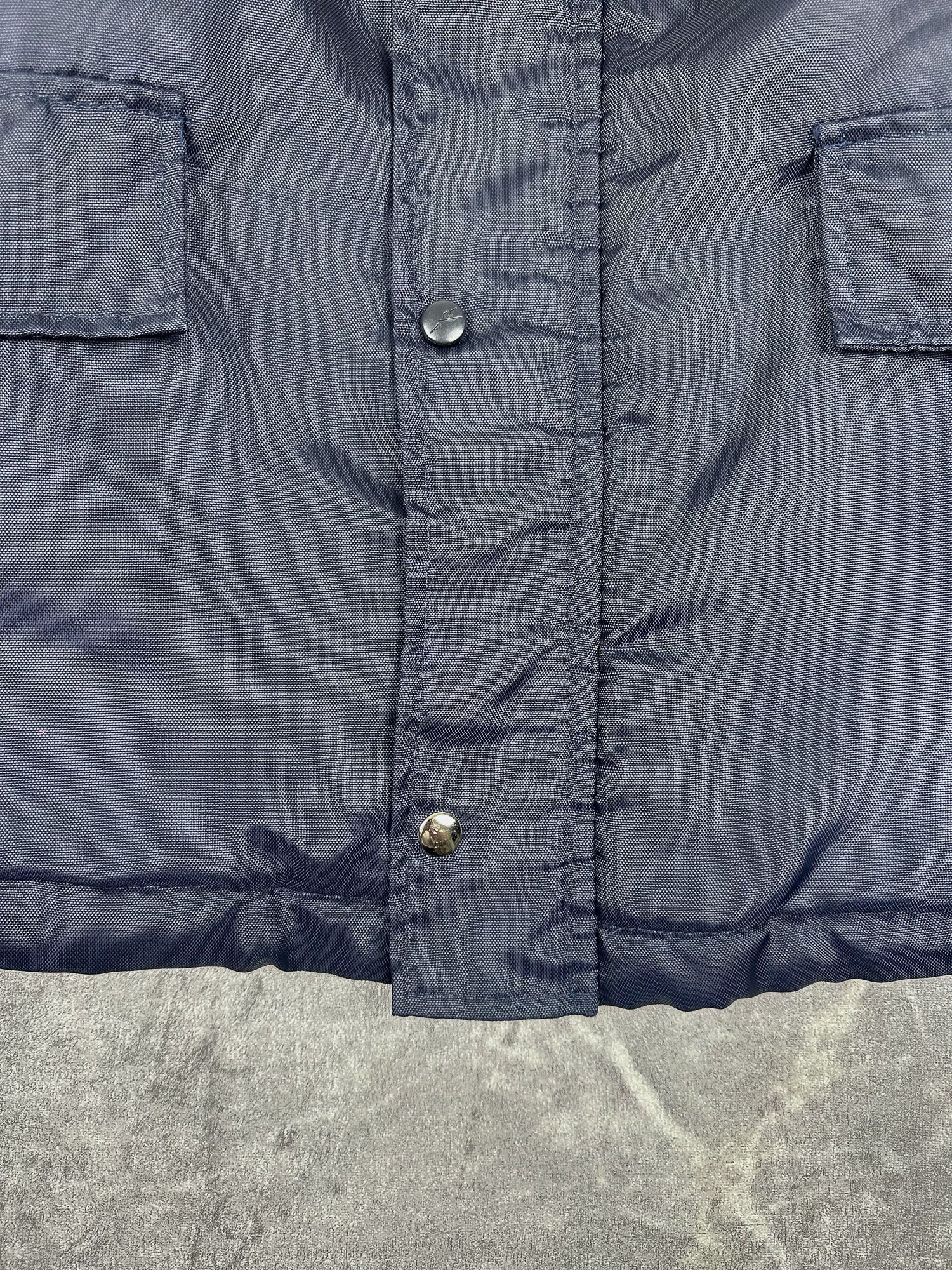 Vintage 90s Reebok Athletic Department Embroidered Trench Parka Heavy Jacket (XL)