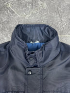 Vintage 90s Reebok Athletic Department Embroidered Trench Parka Heavy Jacket (XL)