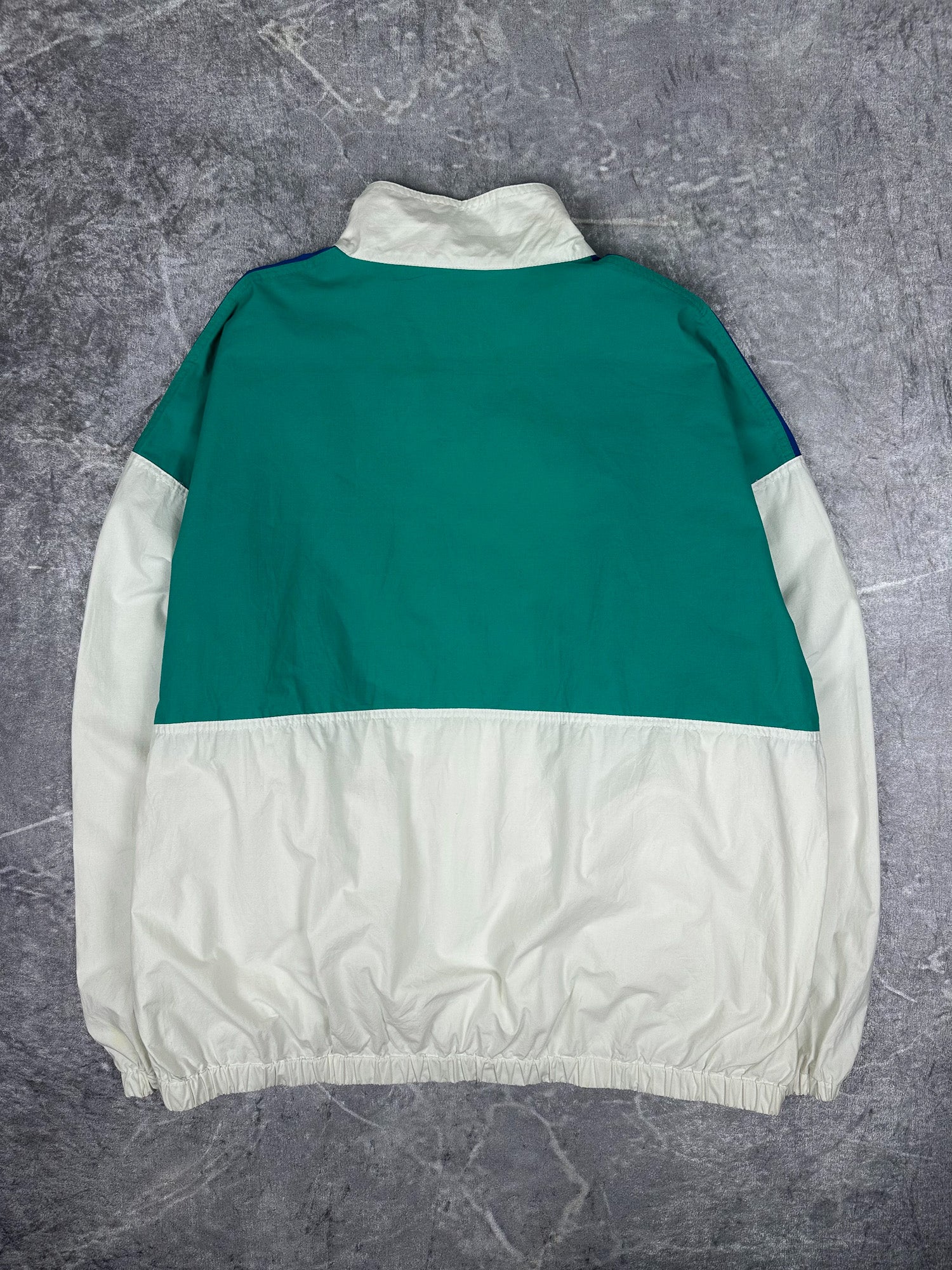 Vintage 90s Lacoste Colour Block Half Placket Windbreaker Jacket (XL)