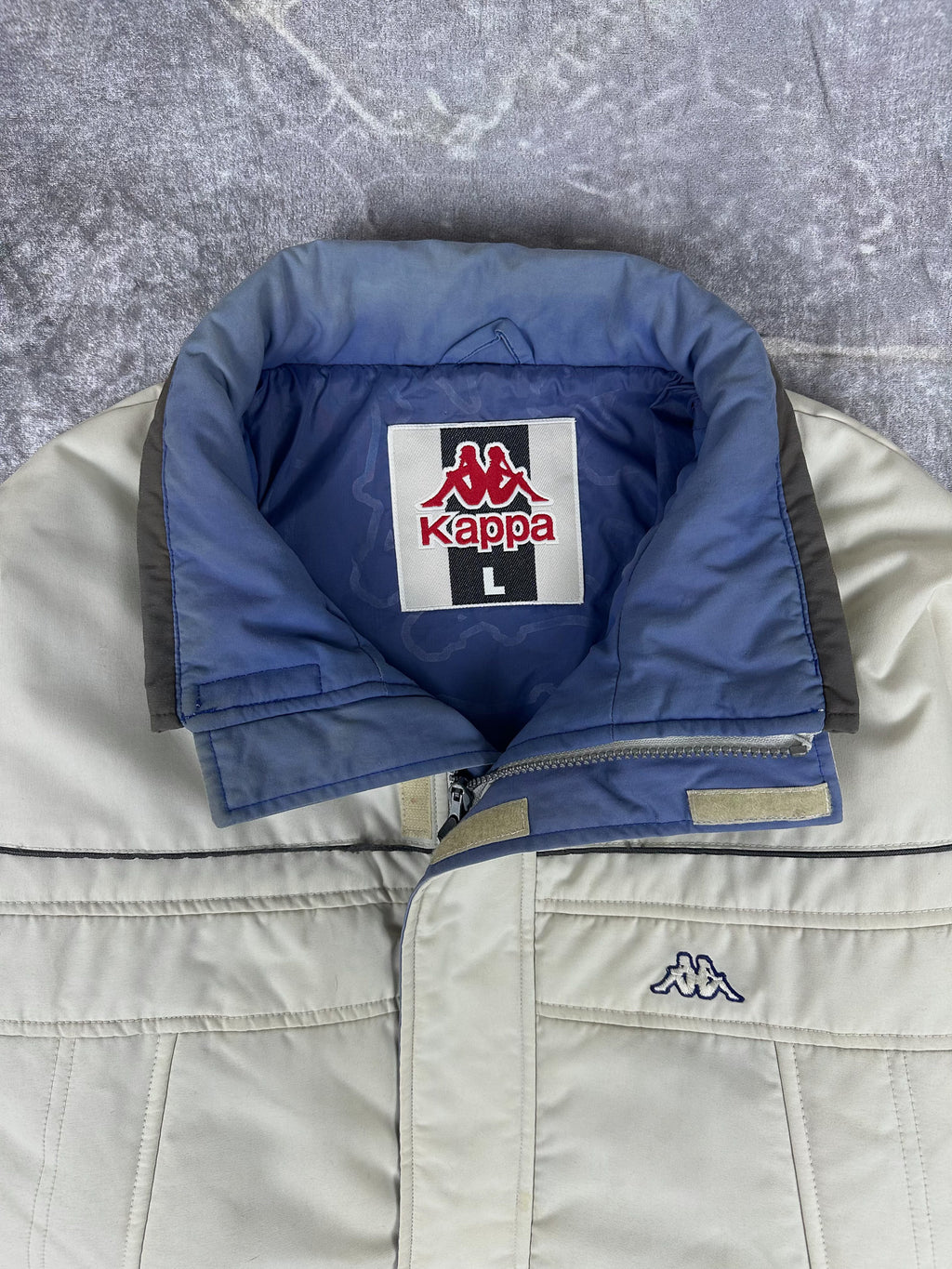 Vintage 00s Kappa FW 01-02 Puffer Coat Heavyweight Jacket (XL)