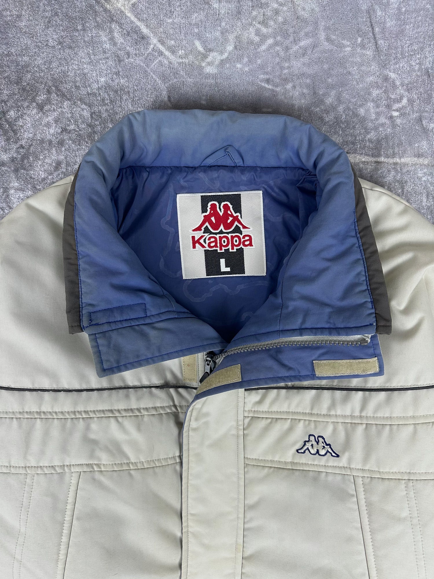 Vintage 00s Kappa FW 01-02 Puffer Coat Heavyweight Jacket (XL)