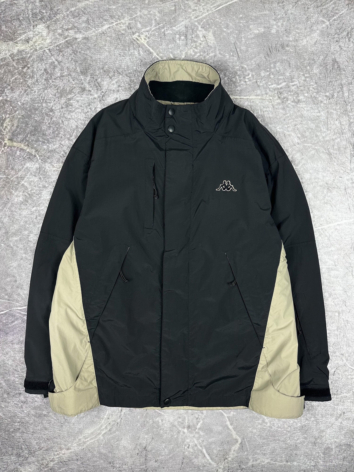 Vintage 00s Kappa Small Logo Shell Windbreaker Jacket (XL)