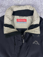 Vintage 00s Kappa Small Logo Shell Windbreaker Jacket (XL)