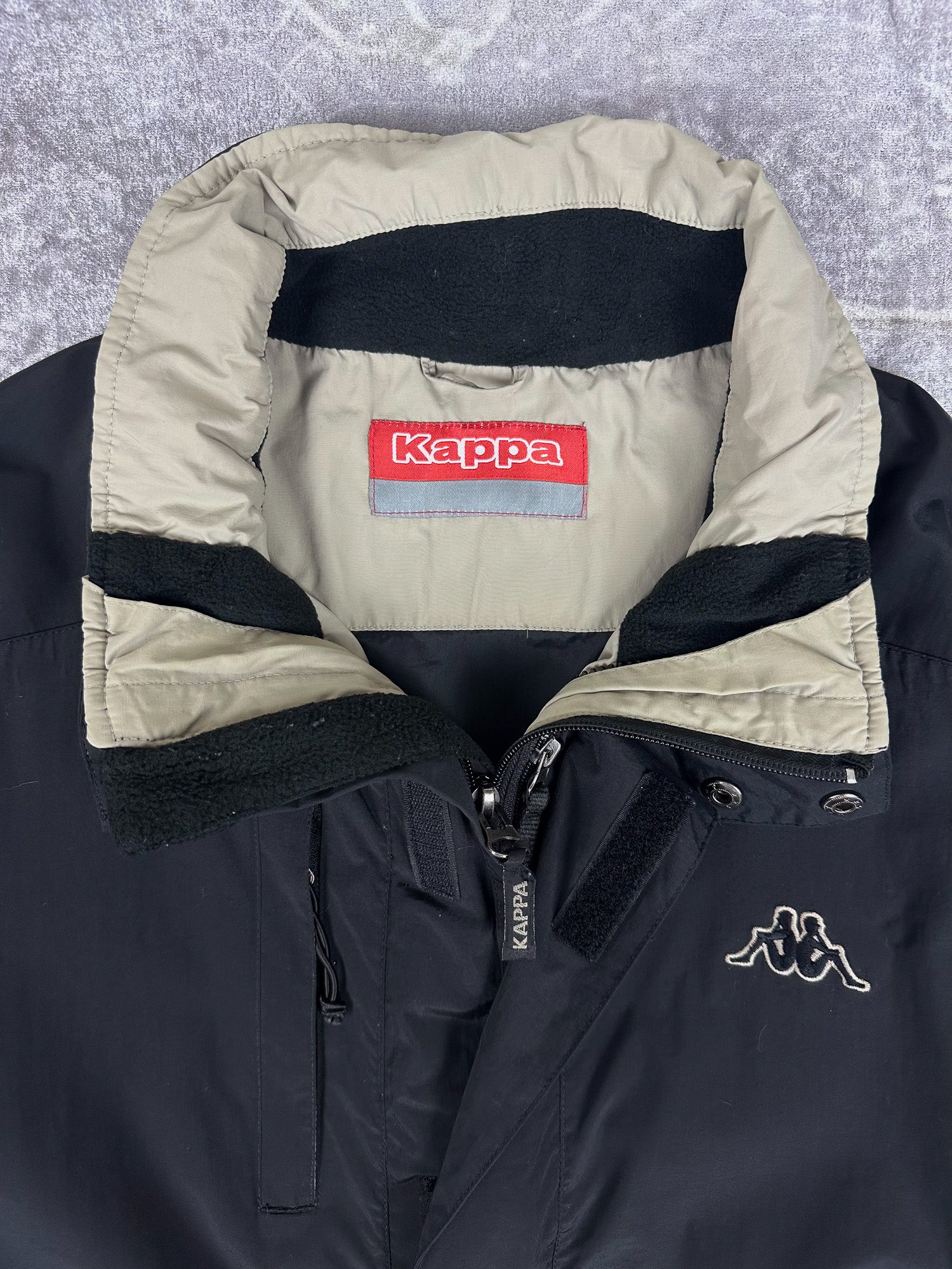 Vintage 00s Kappa Small Logo Shell Windbreaker Jacket (XL)