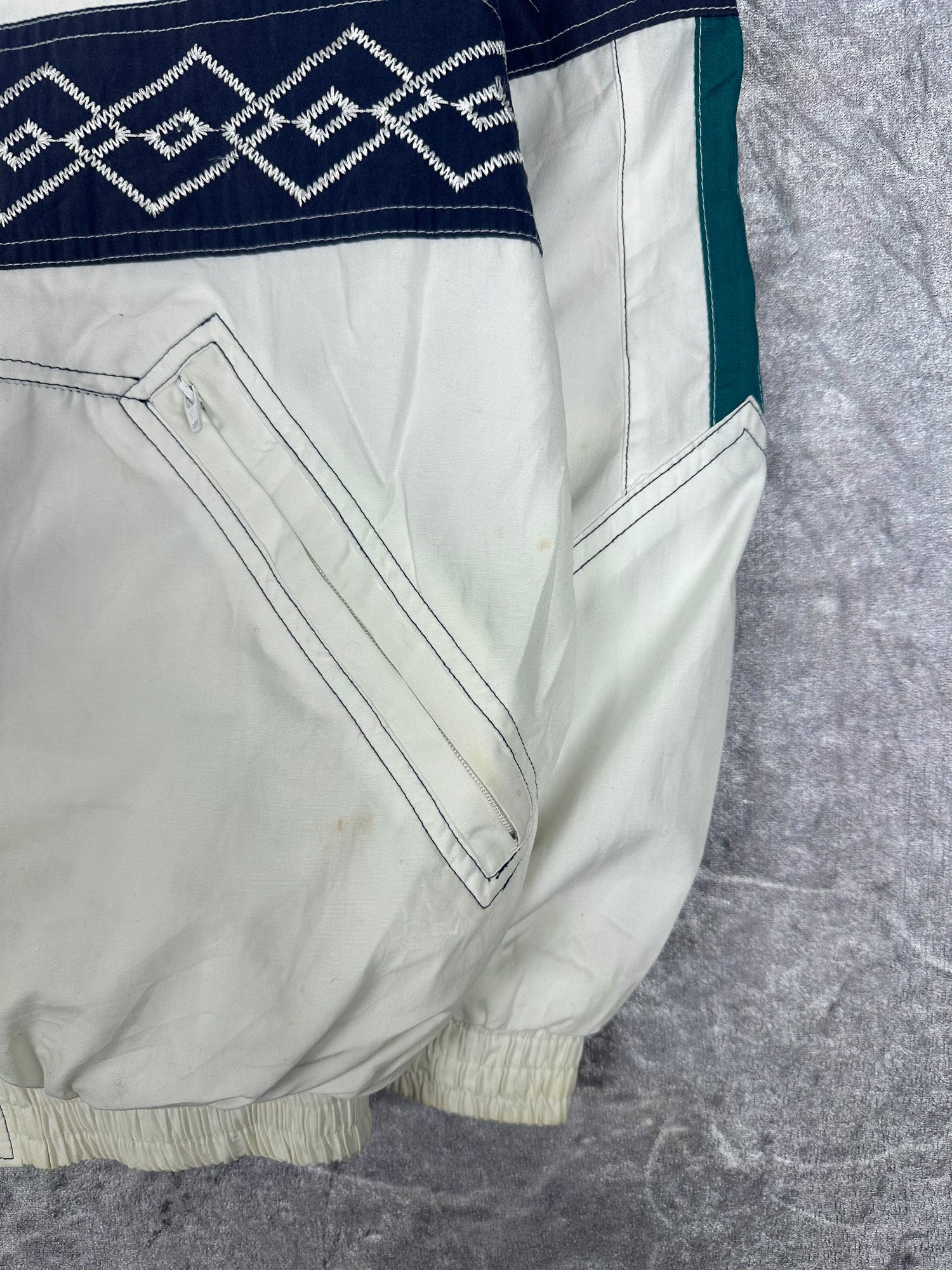 Vintage 90s Lotto Pro Line Tennis Windbreaker Jacket (XL)