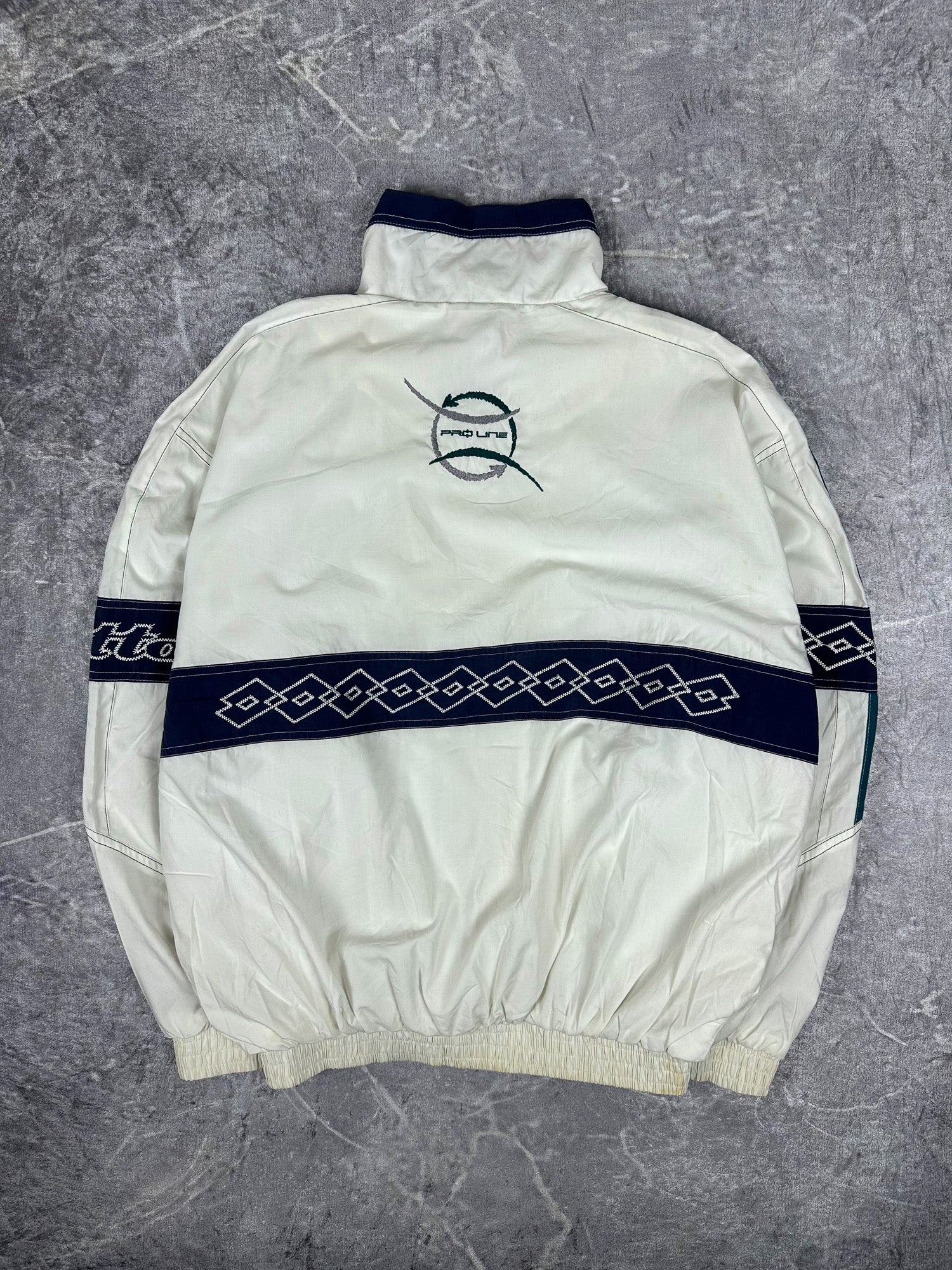 Vintage 90s Lotto Pro Line Tennis Windbreaker Jacket (XL)