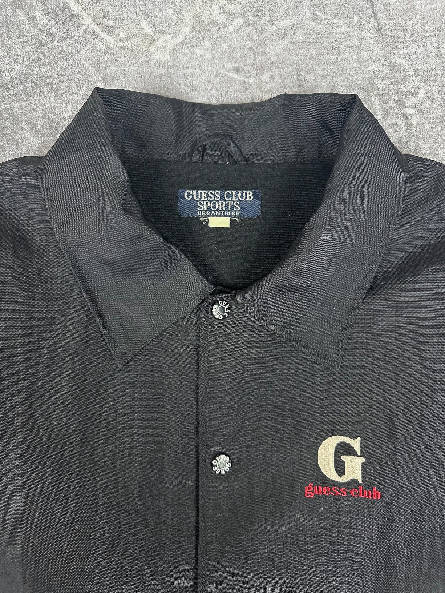 Vintage 90s 'Guess Club' Guess Boot Overshirt Shacket Coaches Jacket (L)