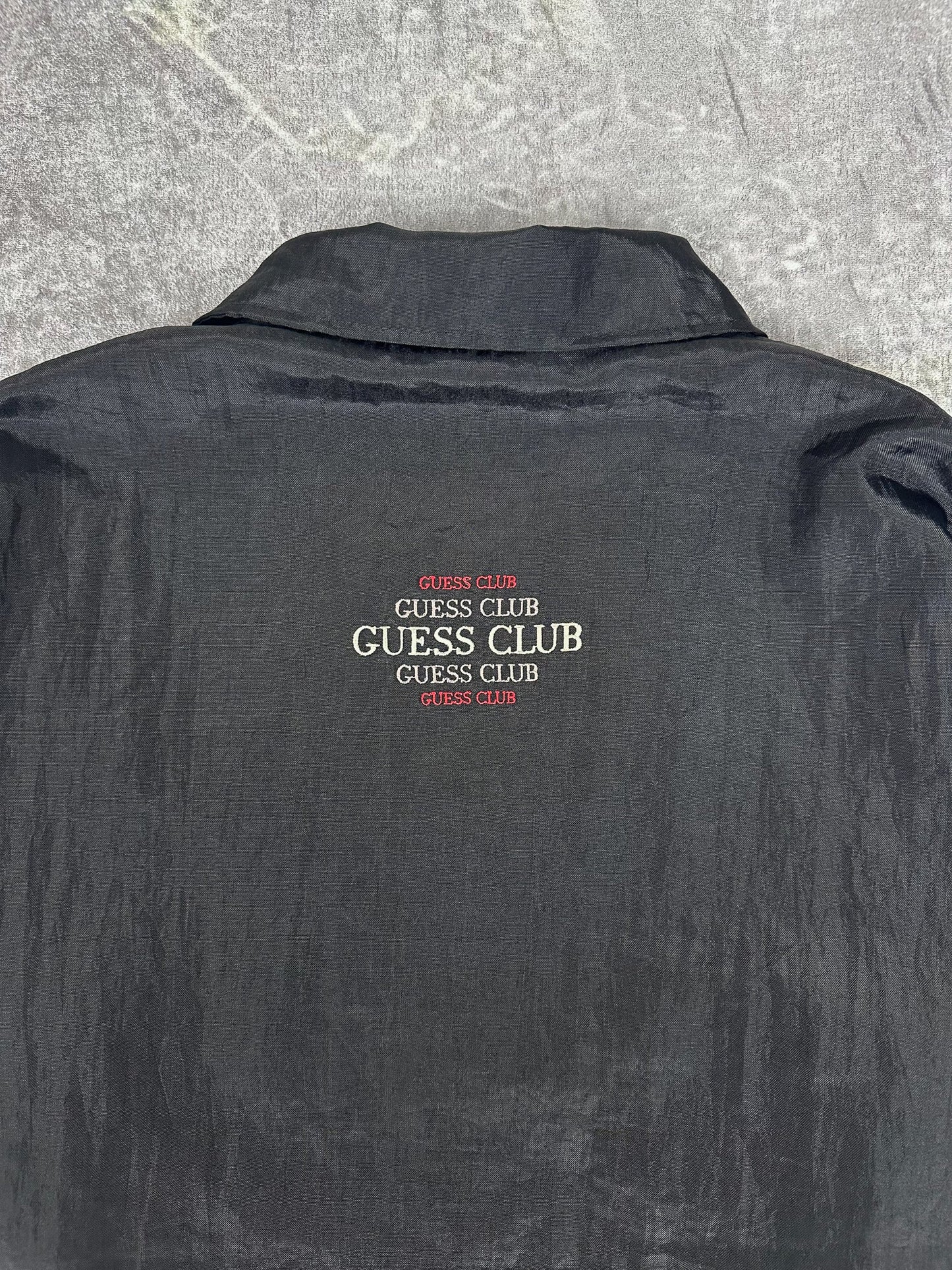 Vintage 90s 'Guess Club' Guess Boot Overshirt Shacket Coaches Jacket (L)