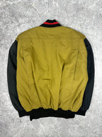 Vintage 90s Kia Embroidered Badge Colour Block Bomber Jacket (L)