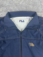 Vintage 90s Fila Cursive Embroidered Logo Parka Jacket (M/US8)