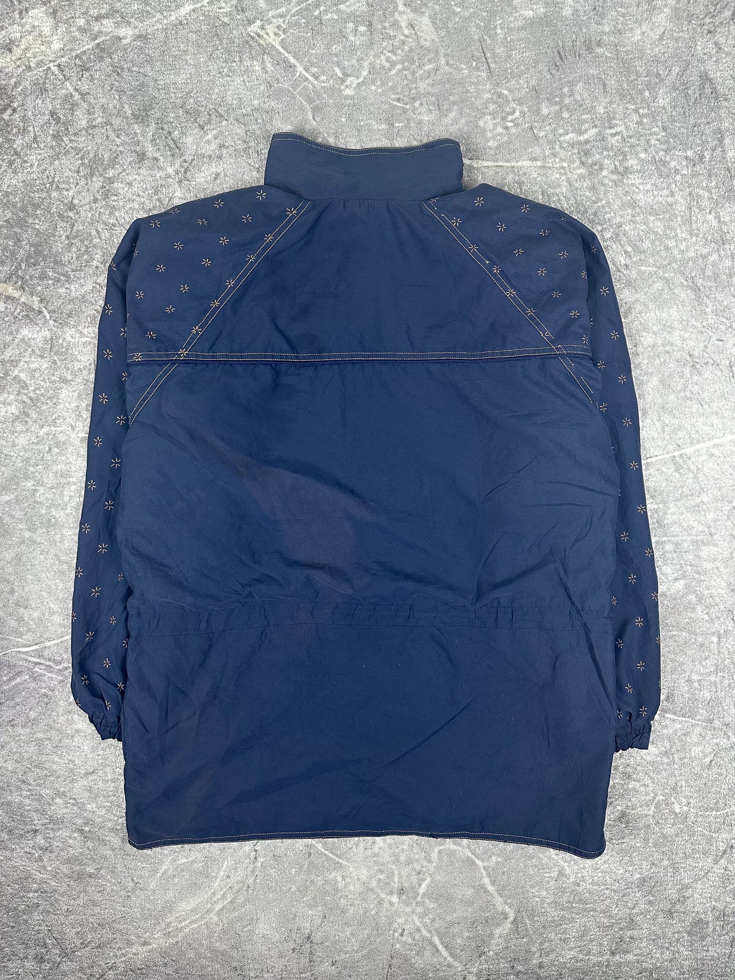 Vintage 90s Fila Cursive Embroidered Logo Parka Jacket (M/US8)