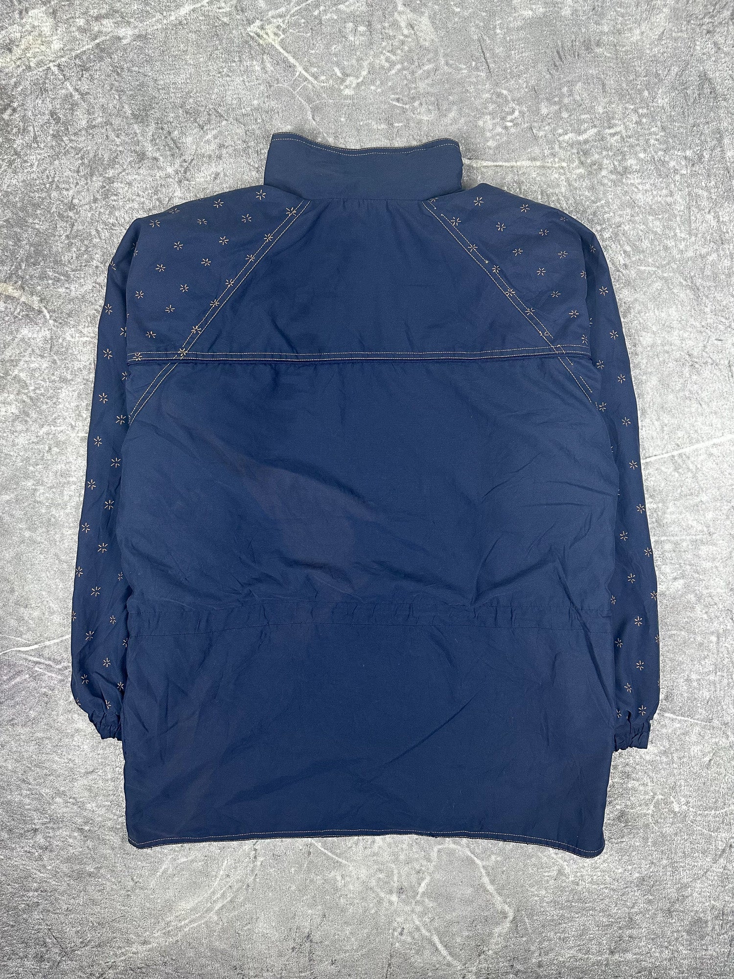 Vintage 90s Fila Cursive Embroidered Logo Parka Jacket (M/US8)