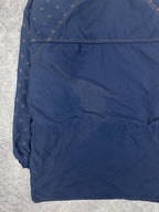 Vintage 90s Fila Cursive Embroidered Logo Parka Jacket (M/US8)