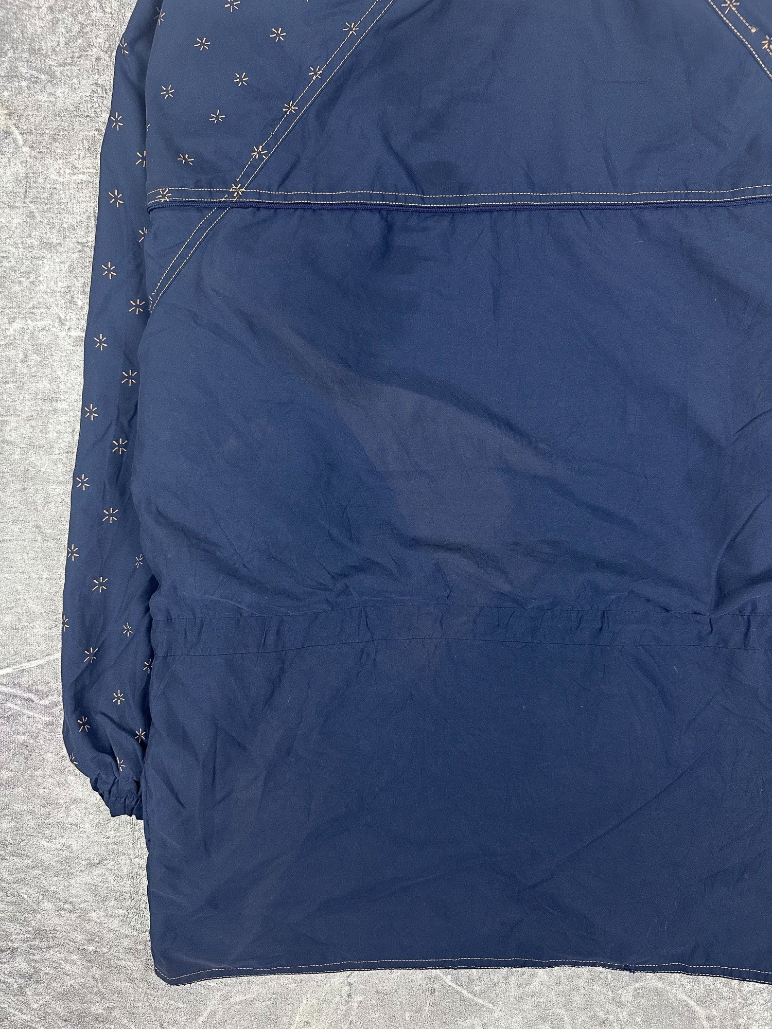 Vintage 90s Fila Cursive Embroidered Logo Parka Jacket (M/US8)