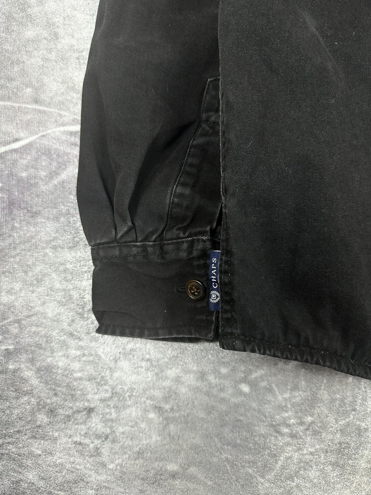 Vintage 00s Chaps Ralph Lauren Plaid Fleece Lined Button Up Jacket (XL)