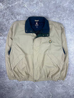 Vintage 90s Chaps Ralph Lauren Embroidered Crest Vented Windbreaker Jacket (L)