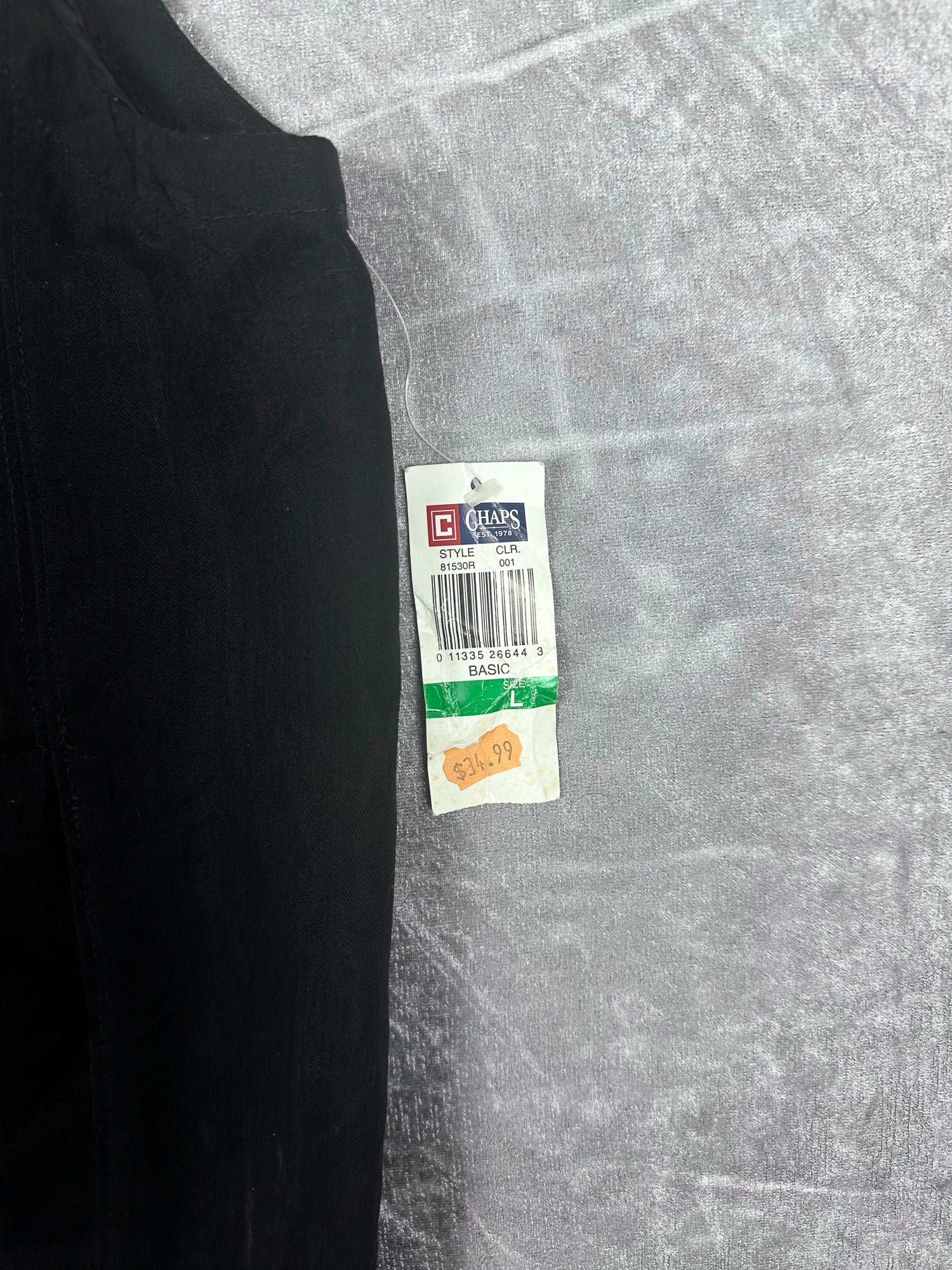 DEADSTOCK BNWT Vintage 00s Chaps Ralph Lauren Golf Embroidered Crest Quarter Zip Vest (L)